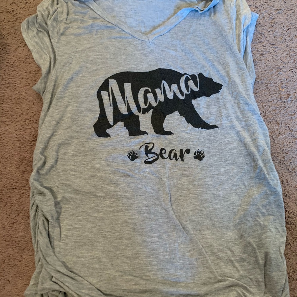 Mama bear maternity shirt